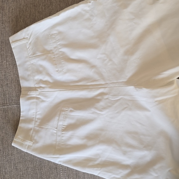 COMMENSE high rise wide leg, pleated trousers, off white pants, minimalist Sz sm - Picture 9 of 10